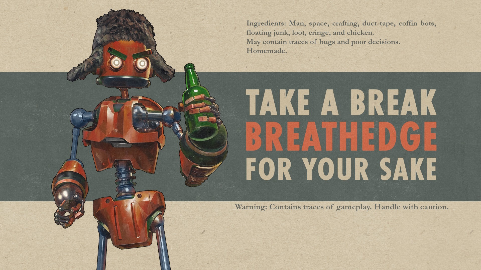 Robot themed developer visual