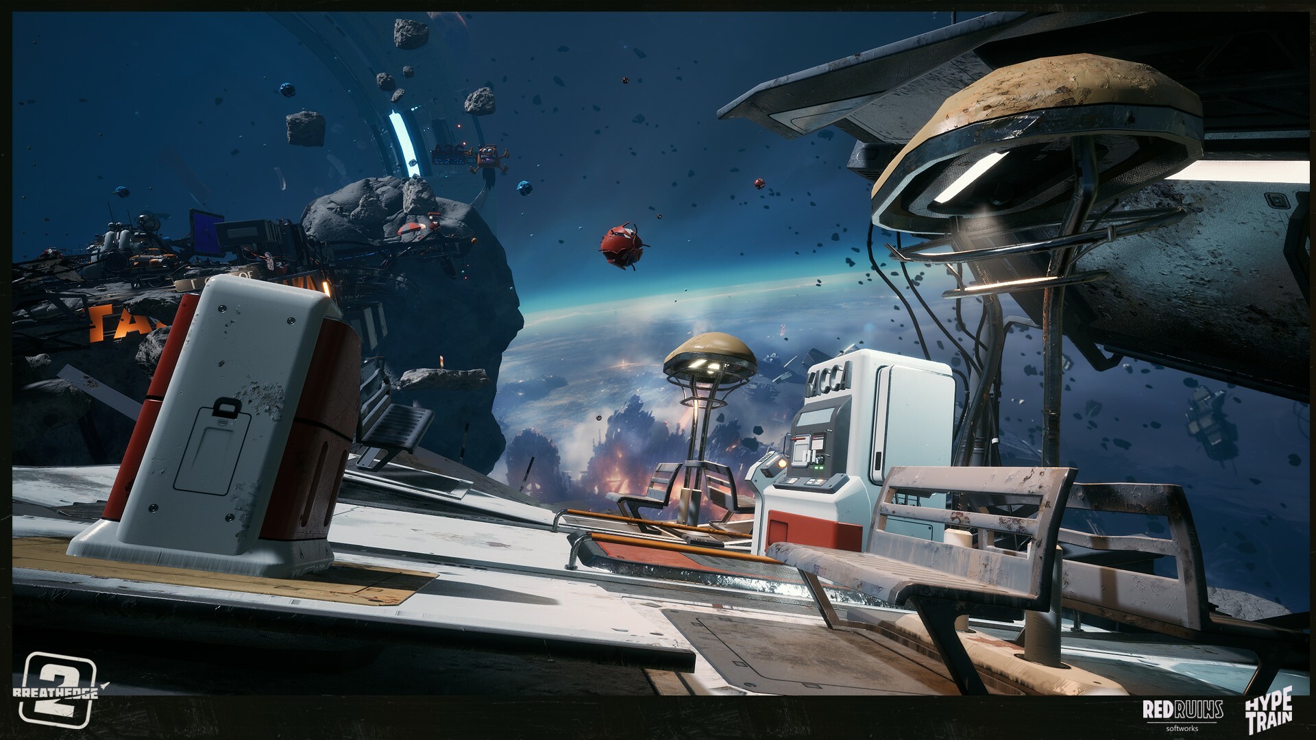 Breathedge 2 station area from an official development screenshot