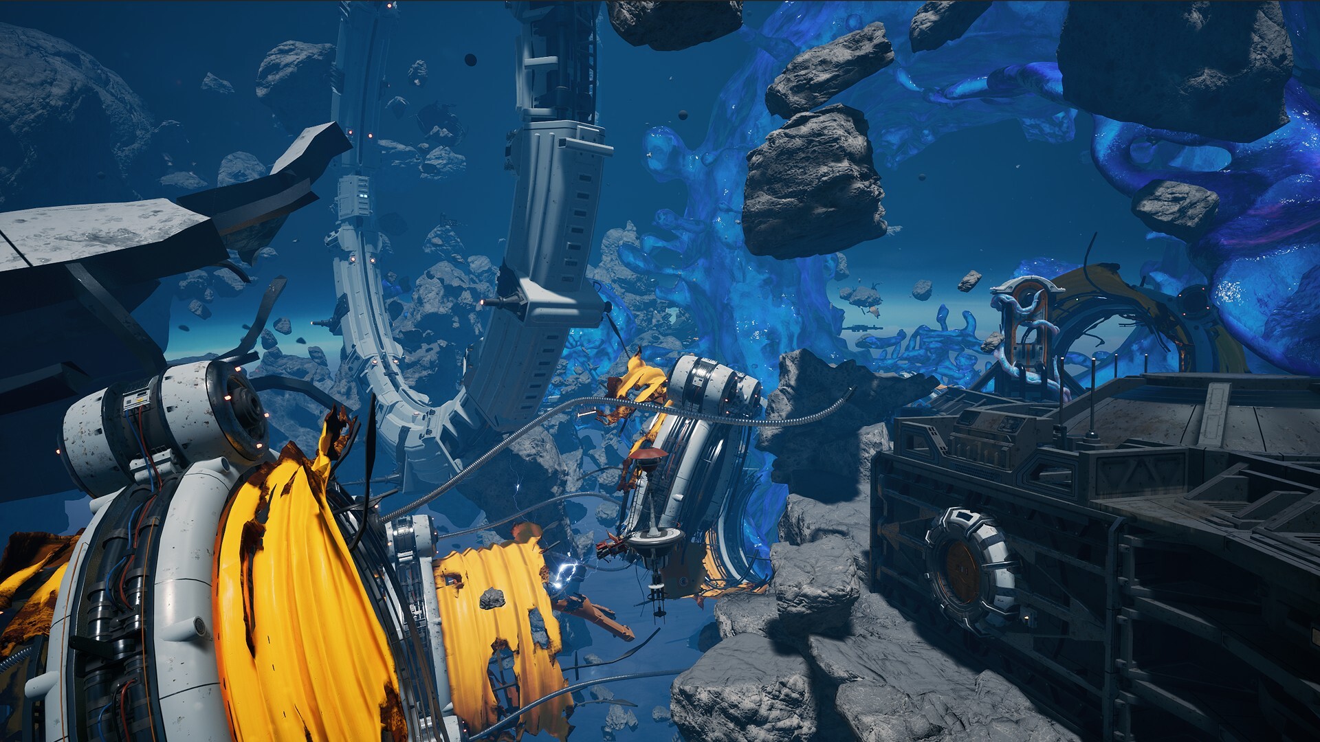 Large wreckage exploration zone